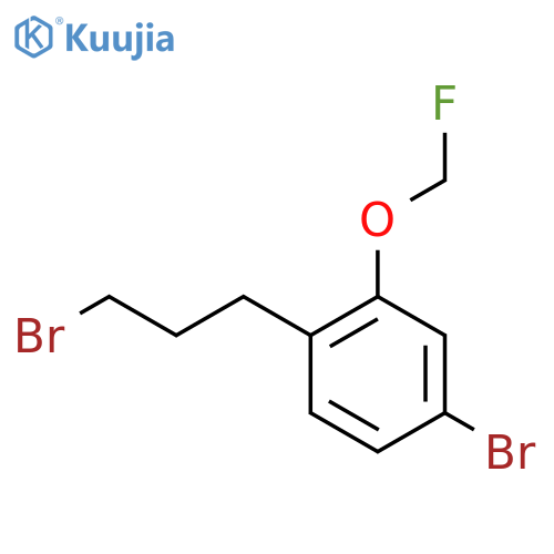 1-Bromo-4-(3-bromopropyl)-3-(fluoromethoxy)benzene structure