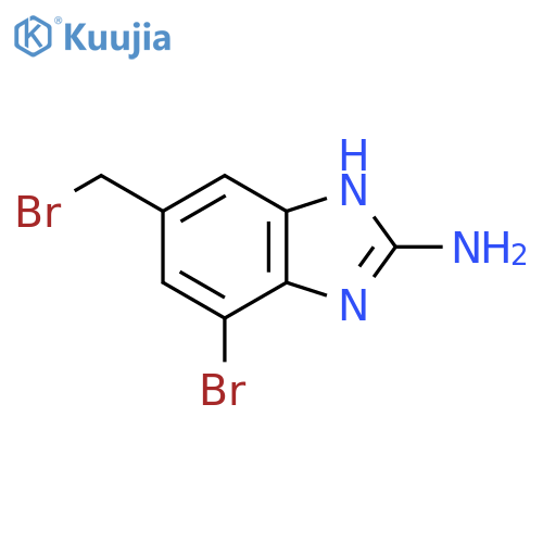 2-Amino-4-bromo-6-bromomethyl-1H-benzimidazole structure