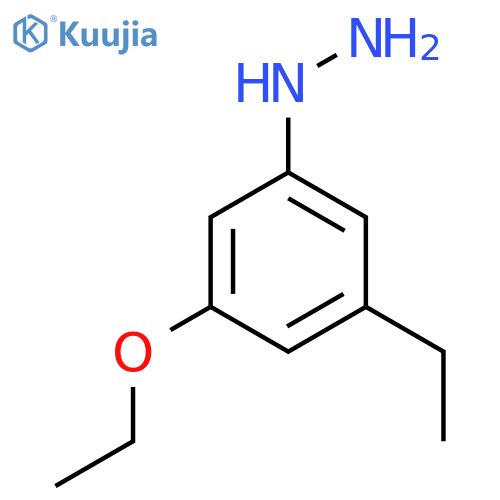 3-Ethoxy-5-ethylphenylhydrazine structure