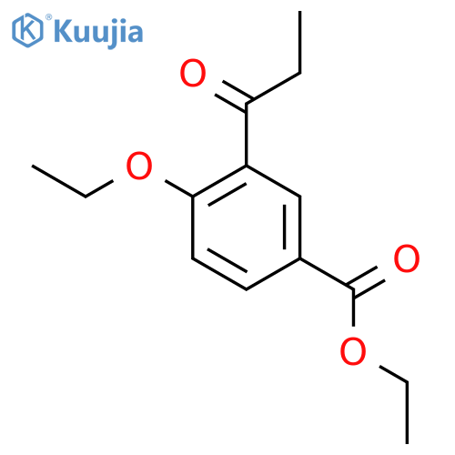 Ethyl 4-ethoxy-3-propionylbenzoate structure