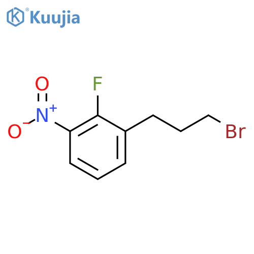 1-(3-Bromopropyl)-2-fluoro-3-nitrobenzene structure