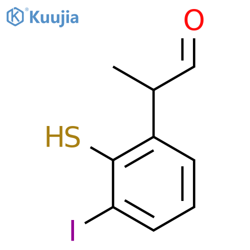 3-Iodo-2-mercaptophenylpropanal structure