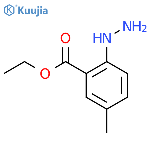 Ethyl 2-hydrazinyl-5-methylbenzoate structure