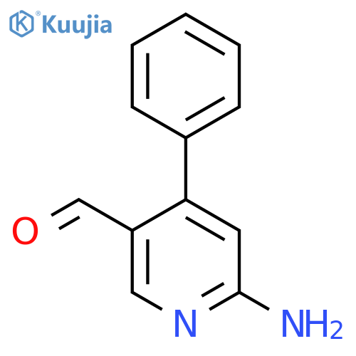 6-Amino-4-phenylnicotinaldehyde structure