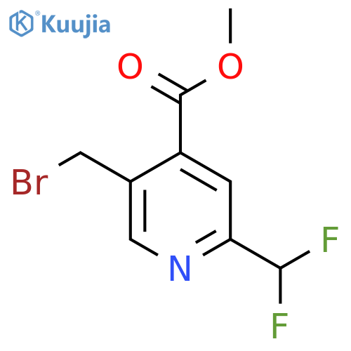 Methyl 5-(bromomethyl)-2-(difluoromethyl)pyridine-4-carboxylate structure