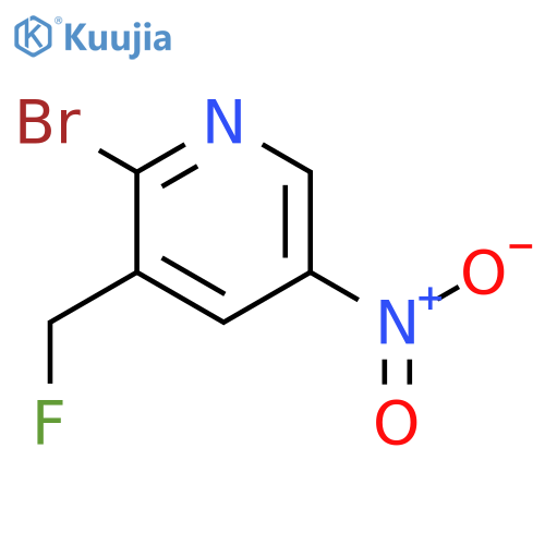 2-Bromo-3-fluoromethyl-5-nitropyridine structure