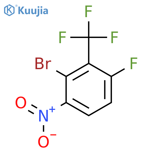2-Bromo-4-fluoro-1-nitro-3-(trifluoromethyl)benzene structure