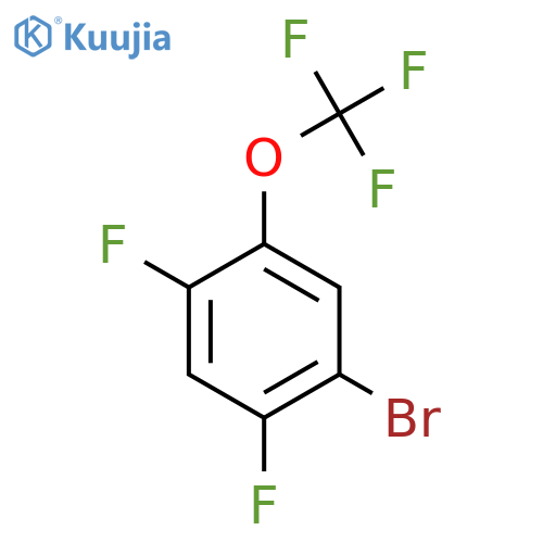 1-Bromo-2,4-difluoro-5-(trifluoromethoxy)benzene structure