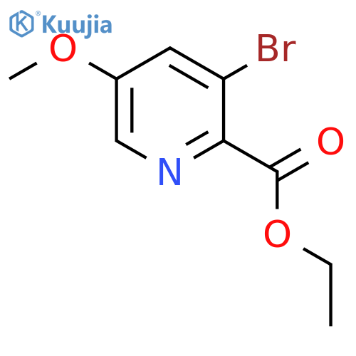 Ethyl 3-bromo-5-methoxypicolinate structure