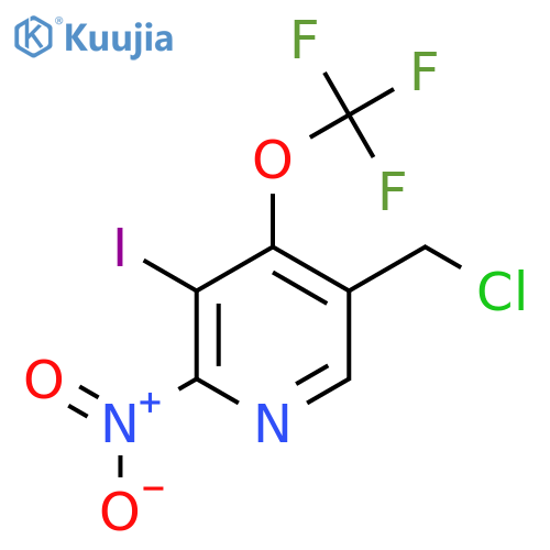 5-(Chloromethyl)-3-iodo-2-nitro-4-(trifluoromethoxy)pyridine structure