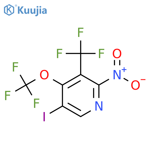 5-Iodo-2-nitro-4-(trifluoromethoxy)-3-(trifluoromethyl)pyridine structure
