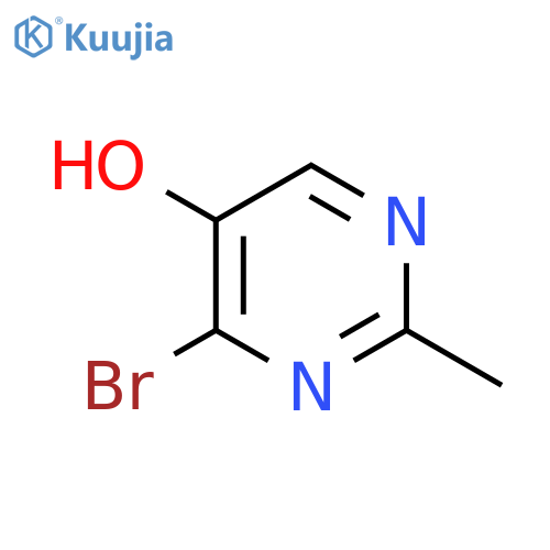 4-Bromo-2-methylpyrimidin-5-ol structure