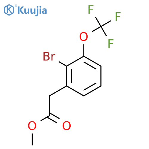 Methyl 2-bromo-3-(trifluoromethoxy)phenylacetate structure