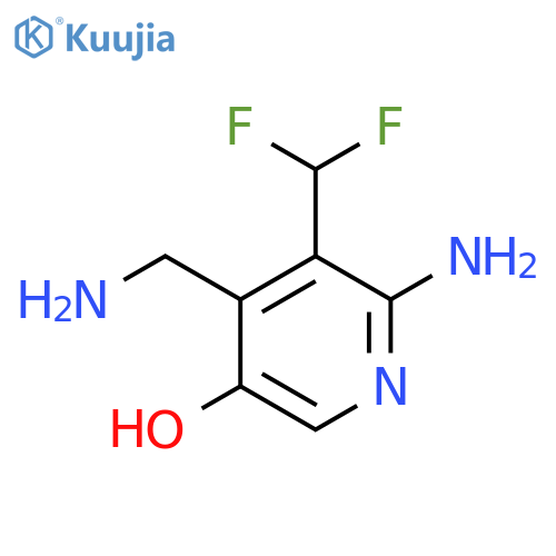 2-Amino-4-(aminomethyl)-3-(difluoromethyl)-5-hydroxypyridine structure