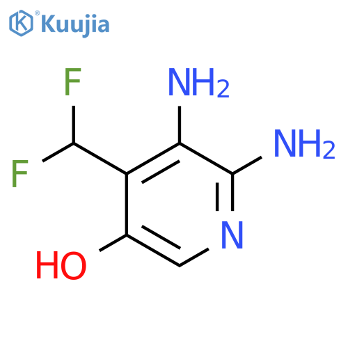 2,3-Diamino-4-(difluoromethyl)-5-hydroxypyridine structure