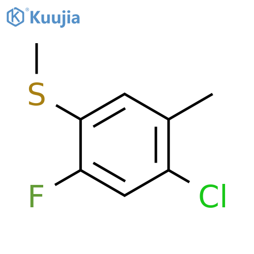 4-Chloro-2-fluoro-5-methylthioanisole structure