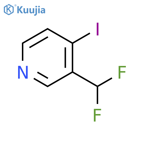 3-(Difluoromethyl)-4-iodopyridine structure