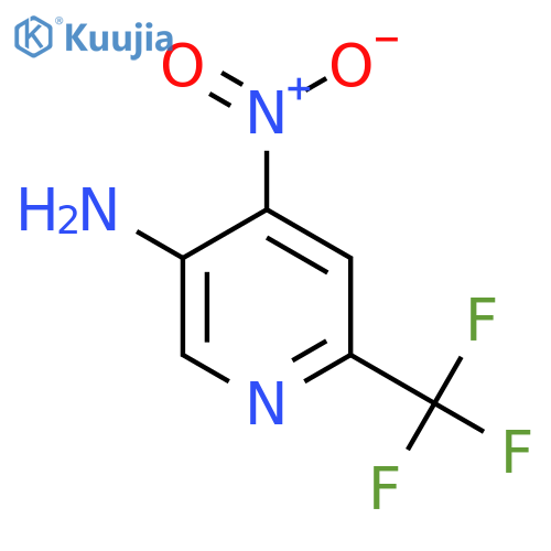 5-Amino-4-nitro-2-(trifluoromethyl)pyridine structure