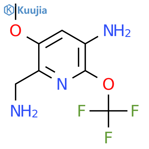 5-Amino-2-(aminomethyl)-3-methoxy-6-(trifluoromethoxy)pyridine structure