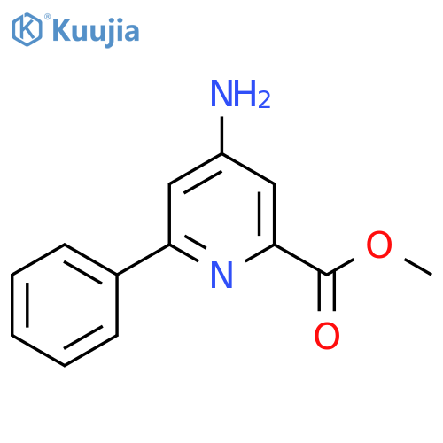 Methyl 4-amino-6-phenylpicolinate structure