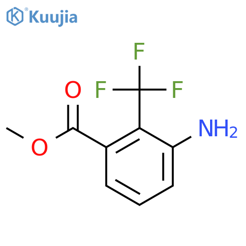 Methyl 3-amino-2-(trifluoromethyl)benzoate structure