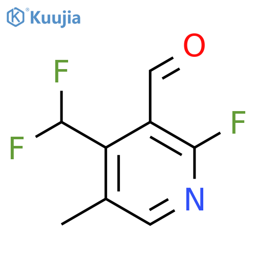 4-(Difluoromethyl)-2-fluoro-5-methylpyridine-3-carboxaldehyde structure