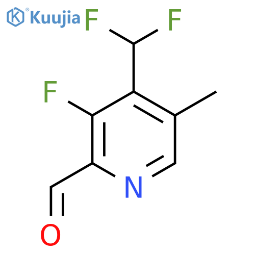 4-(Difluoromethyl)-3-fluoro-5-methylpyridine-2-carboxaldehyde structure