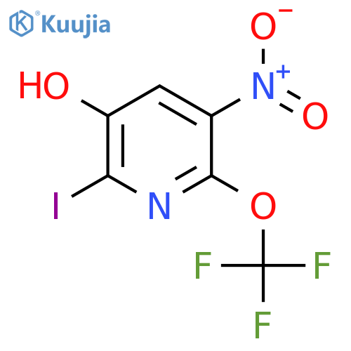 3-Hydroxy-2-iodo-5-nitro-6-(trifluoromethoxy)pyridine structure
