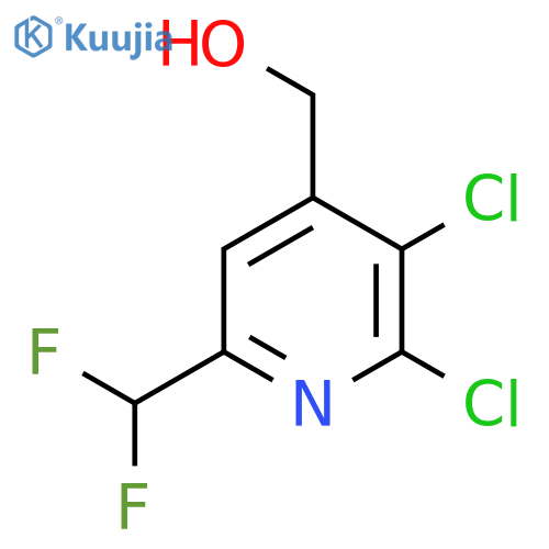 2,3-Dichloro-6-(difluoromethyl)pyridine-4-methanol structure