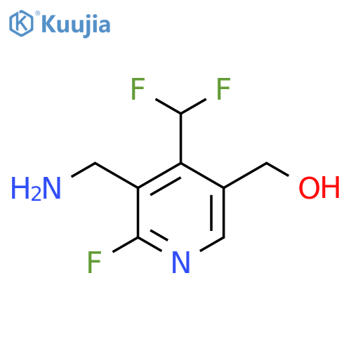3-(Aminomethyl)-4-(difluoromethyl)-2-fluoropyridine-5-methanol structure