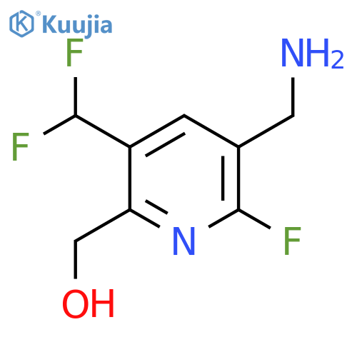 3-(Aminomethyl)-5-(difluoromethyl)-2-fluoropyridine-6-methanol structure