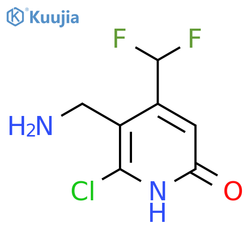 3-(Aminomethyl)-2-chloro-4-(difluoromethyl)-6-hydroxypyridine structure