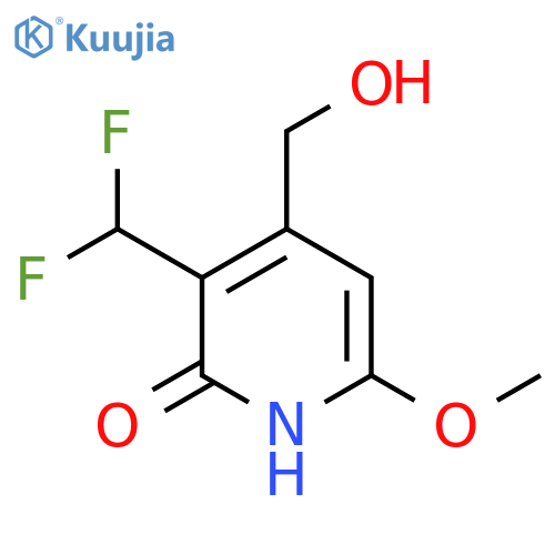 3-(Difluoromethyl)-2-hydroxy-6-methoxypyridine-4-methanol structure