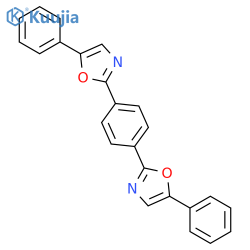 1,4-Bis(5-phenyl-2-oxazolyl)benzene structure