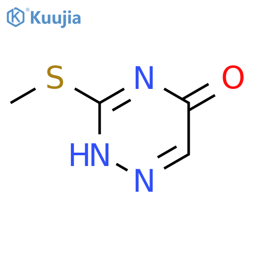 3-(methylsulfanyl)-4,5-dihydro-1,2,4-triazin-5-one structure