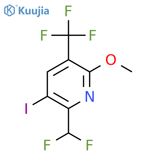 2-(Difluoromethyl)-3-iodo-6-methoxy-5-(trifluoromethyl)pyridine structure