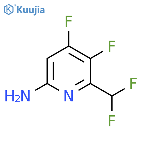 6-Amino-3,4-difluoro-2-(difluoromethyl)pyridine structure