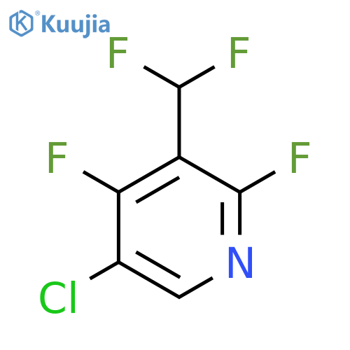 5-Chloro-2,4-difluoro-3-(difluoromethyl)pyridine structure