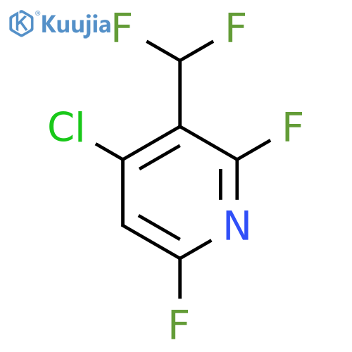 4-Chloro-2,6-difluoro-3-(difluoromethyl)pyridine structure