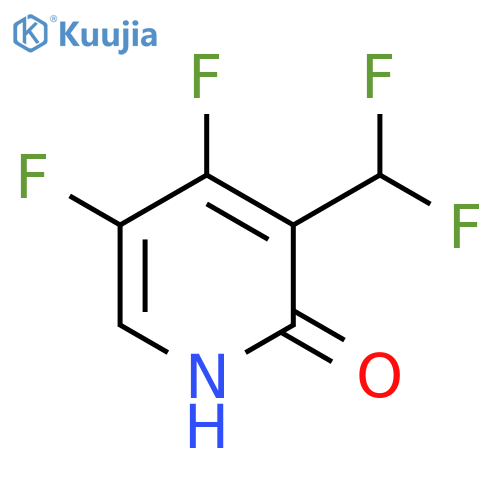 4,5-Difluoro-3-(difluoromethyl)-2-hydroxypyridine structure