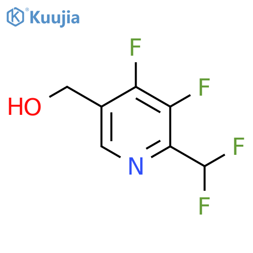 3,4-Difluoro-2-(difluoromethyl)pyridine-5-methanol structure