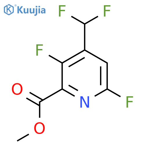 Methyl 3,6-difluoro-4-(difluoromethyl)pyridine-2-carboxylate structure