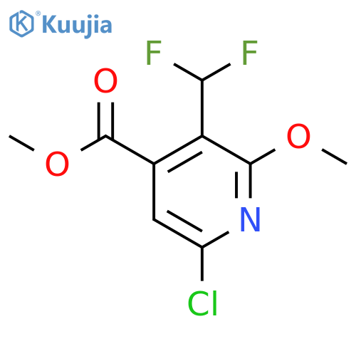 Methyl 6-chloro-3-(difluoromethyl)-2-methoxypyridine-4-carboxylate structure