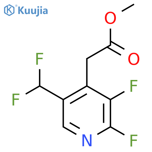 Methyl 2,3-difluoro-5-(difluoromethyl)pyridine-4-acetate structure
