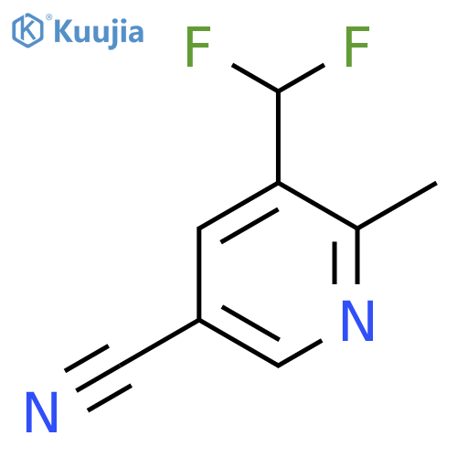 5-(Difluoromethyl)-6-methylnicotinonitrile structure