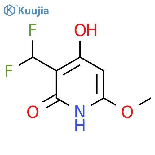 3-(Difluoromethyl)-2,4-dihydroxy-6-methoxypyridine structure