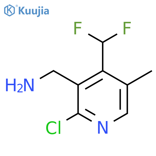 3-(Aminomethyl)-2-chloro-4-(difluoromethyl)-5-methylpyridine structure
