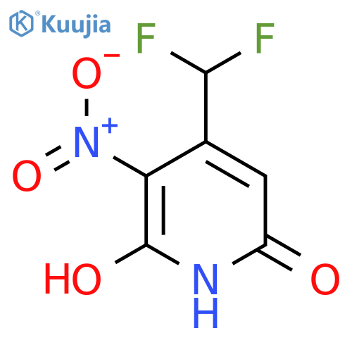 4-(Difluoromethyl)-2,6-dihydroxy-3-nitropyridine structure