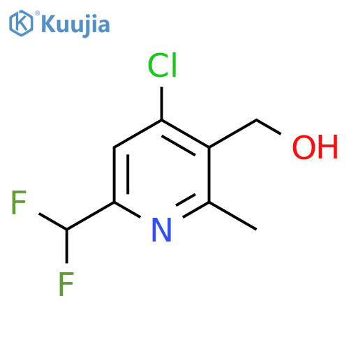 4-Chloro-6-(difluoromethyl)-2-methylpyridine-3-methanol structure