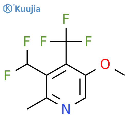 3-(Difluoromethyl)-5-methoxy-2-methyl-4-(trifluoromethyl)pyridine structure